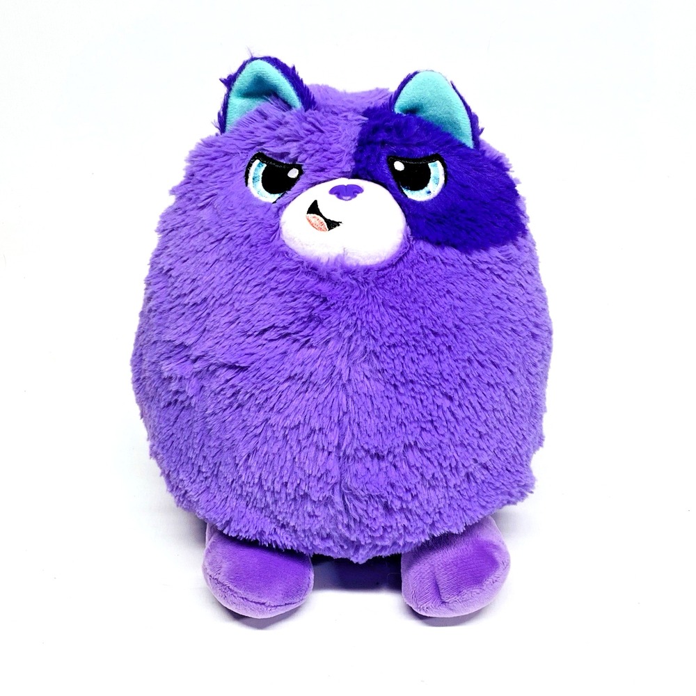 Misfittens Cat‎ Plush 9" Clawdia Purple Stuffed Animal Toy "Get Meowt of Here